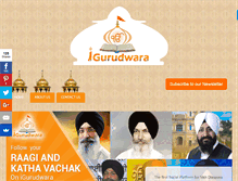 Tablet Screenshot of igurudwara.com